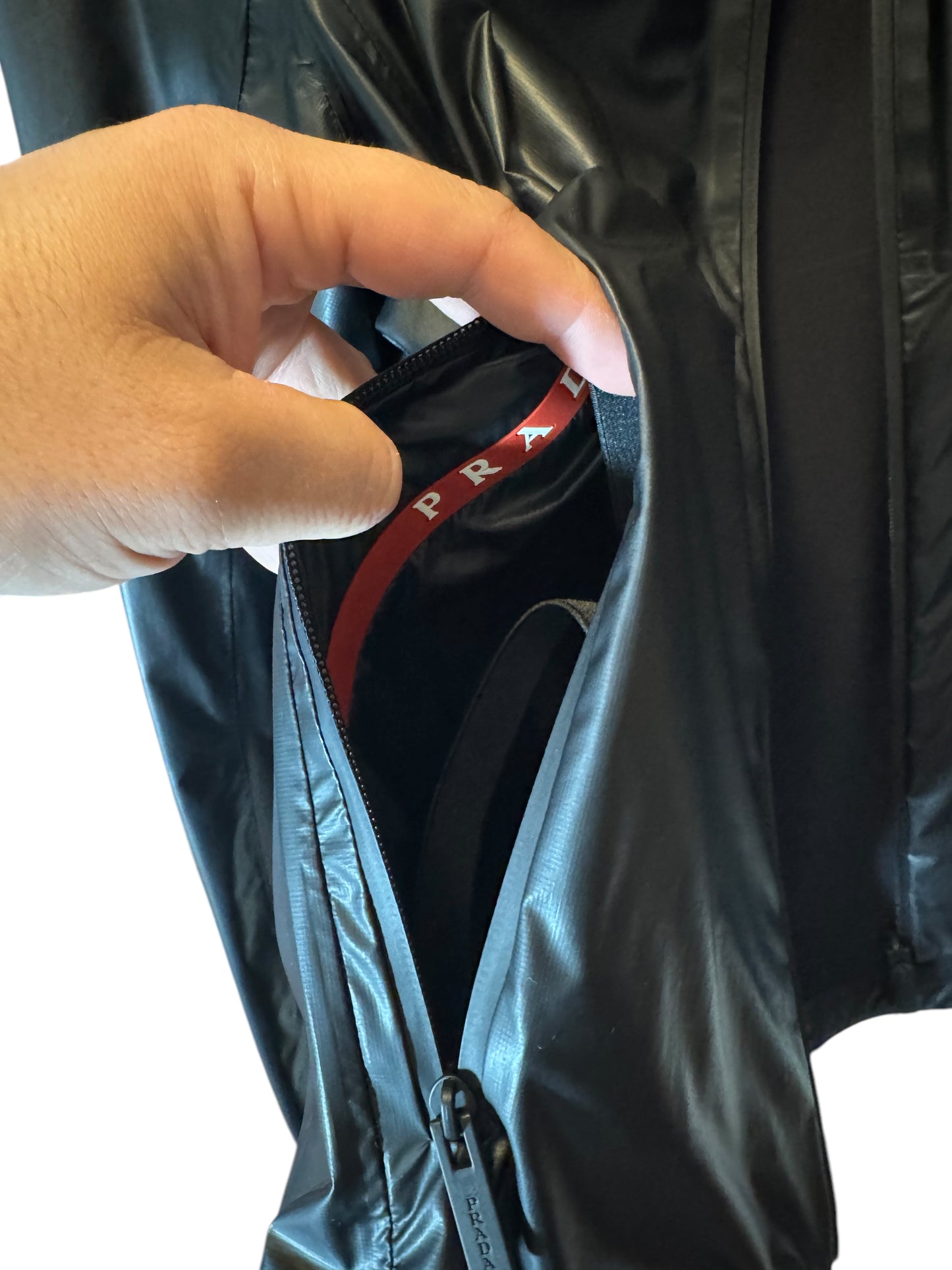 Giacca Prada Linea Rossa Impermeabile, Traspirante, Ultra Leggera, Taglia 50