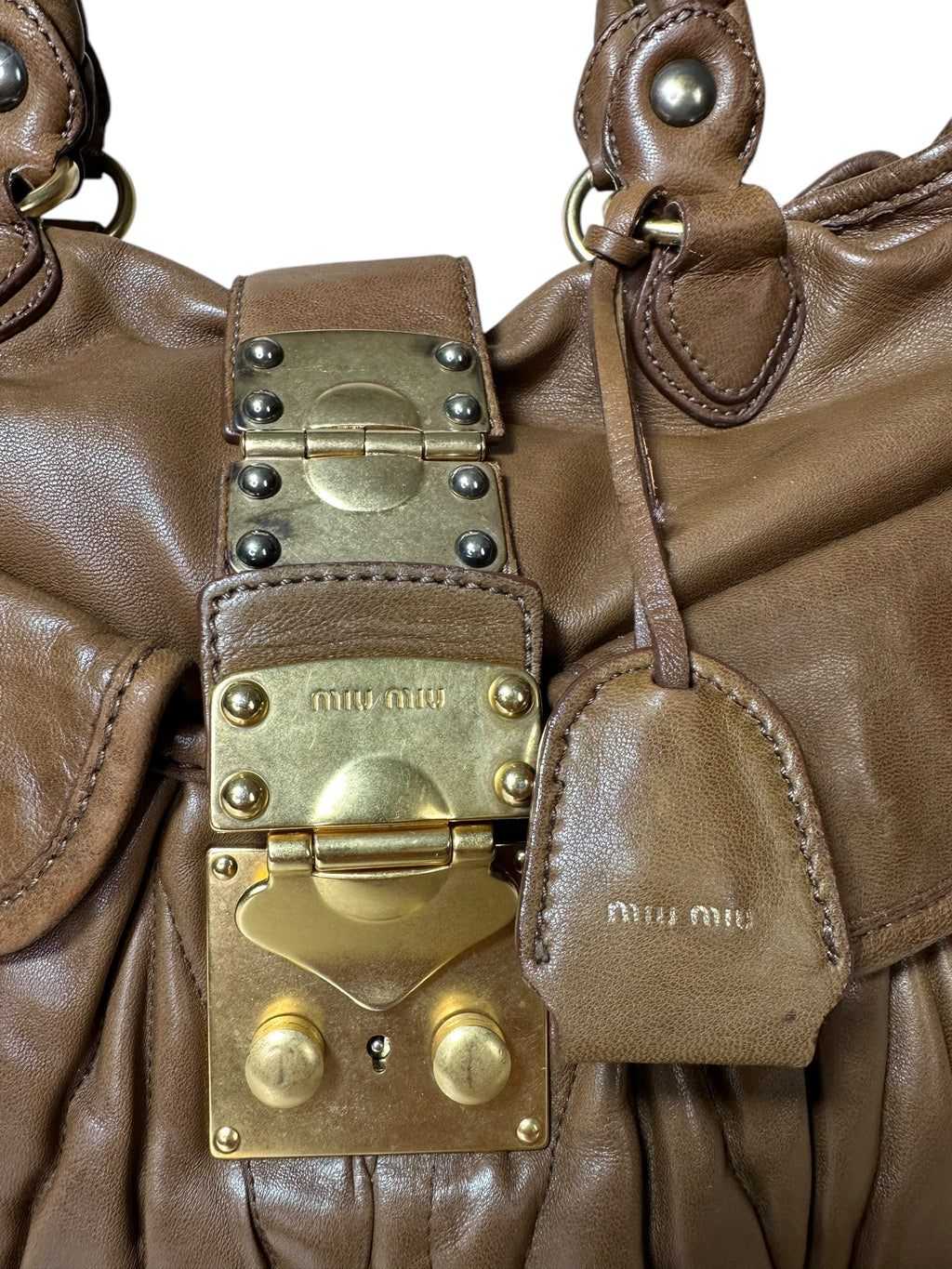 Miu Miu borsa vintage in pelle — foto 3