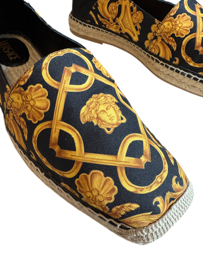 Espadrillas Versace con Stampa Barocca - Taglia 44.