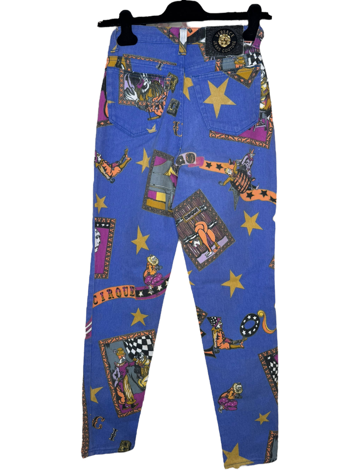 Jeans vintage Versace Jeans Couture “Clown e Stelle” — foto 8