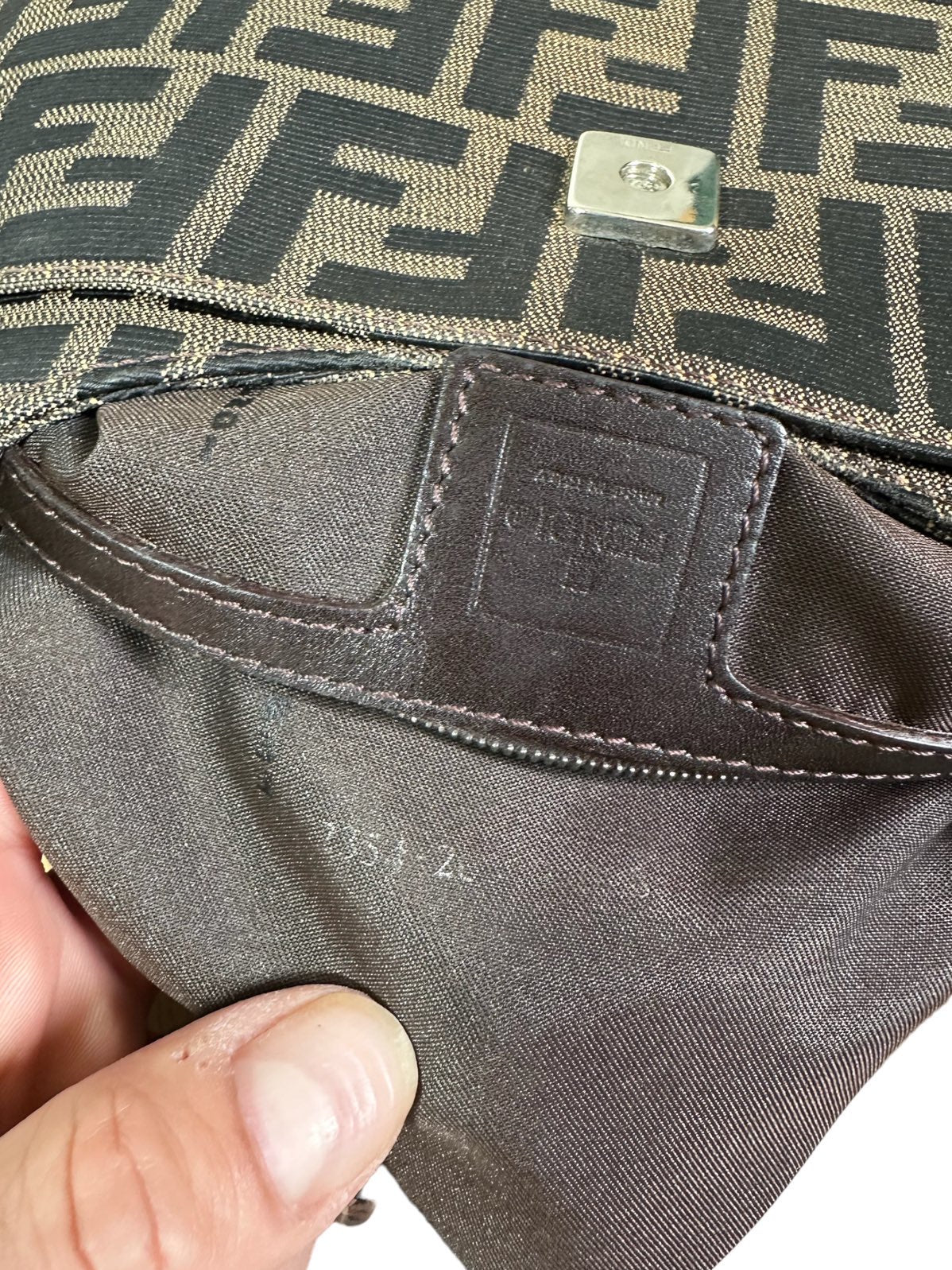 Fendi borsa vintage shoulder monogram