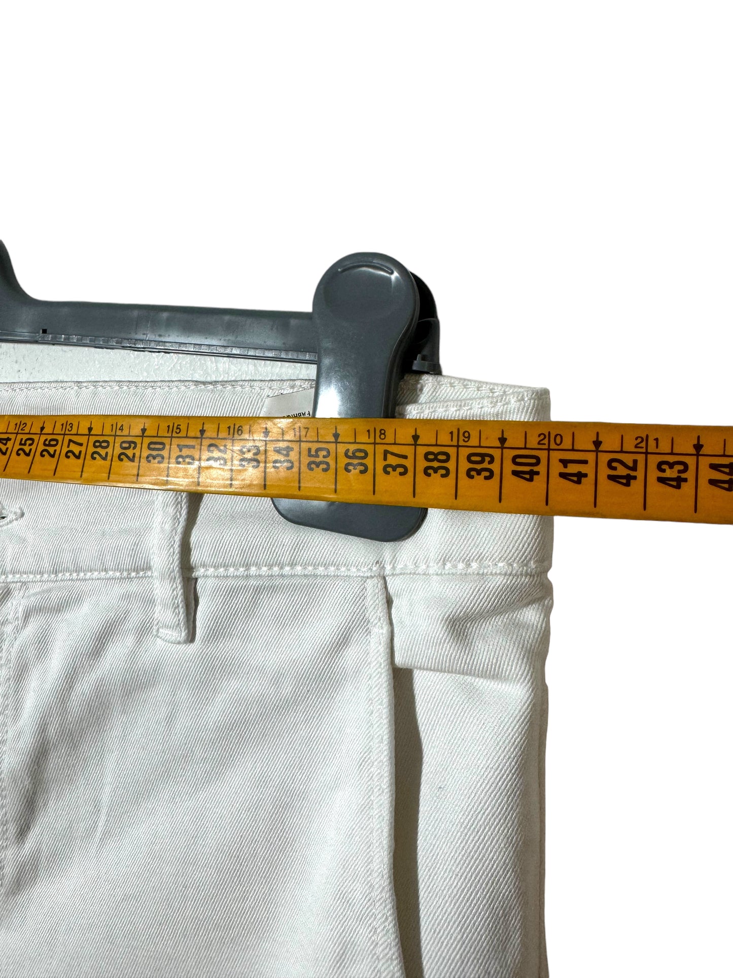 Prada pantaloni a zampa in jeans bianco