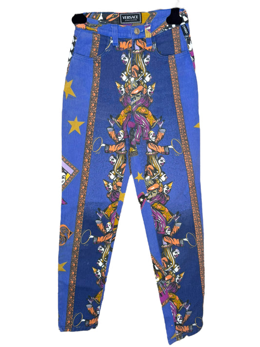Jeans vintage Versace Jeans Couture “Clown e Stelle” - Taglia 42 IT (28)