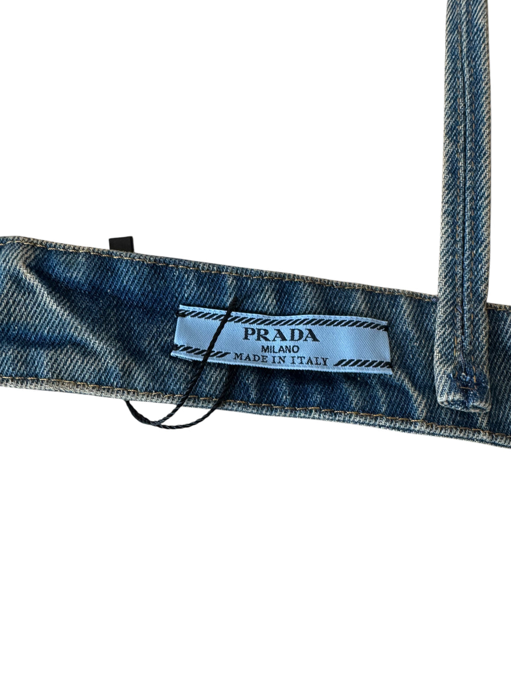 Top Bralette in Denim Prada — foto 11