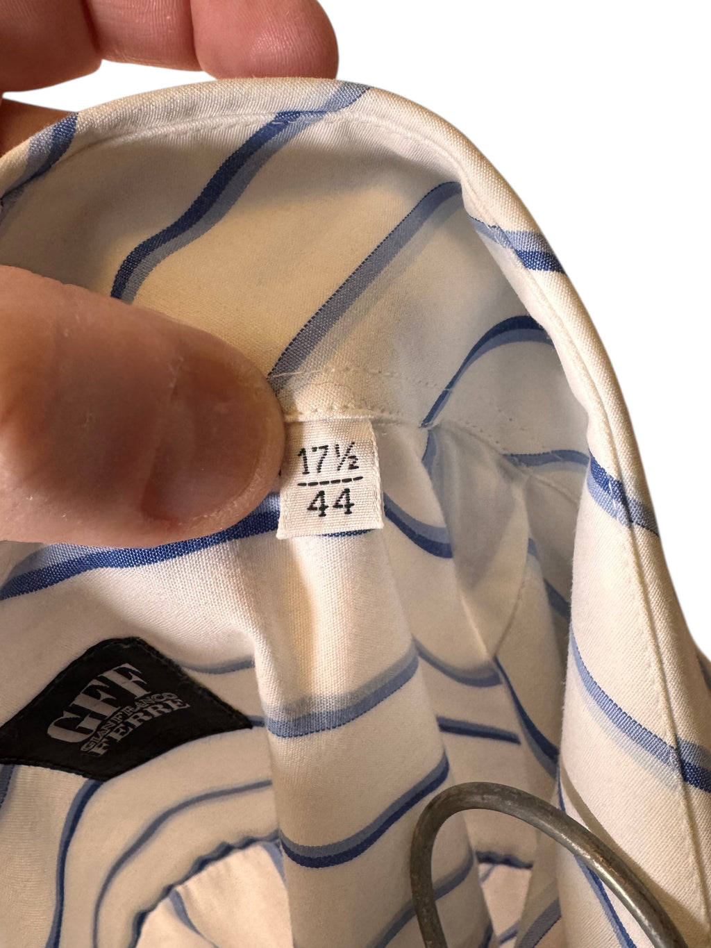 Camicia Gianfranco Ferré a righe, vintage, oversize — foto 7