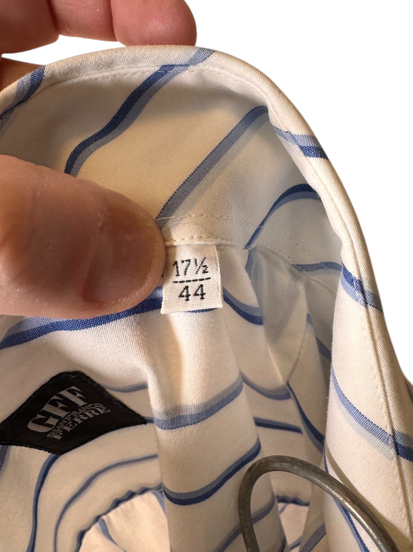 Camicia Gianfranco Ferré a righe, vintage, oversize