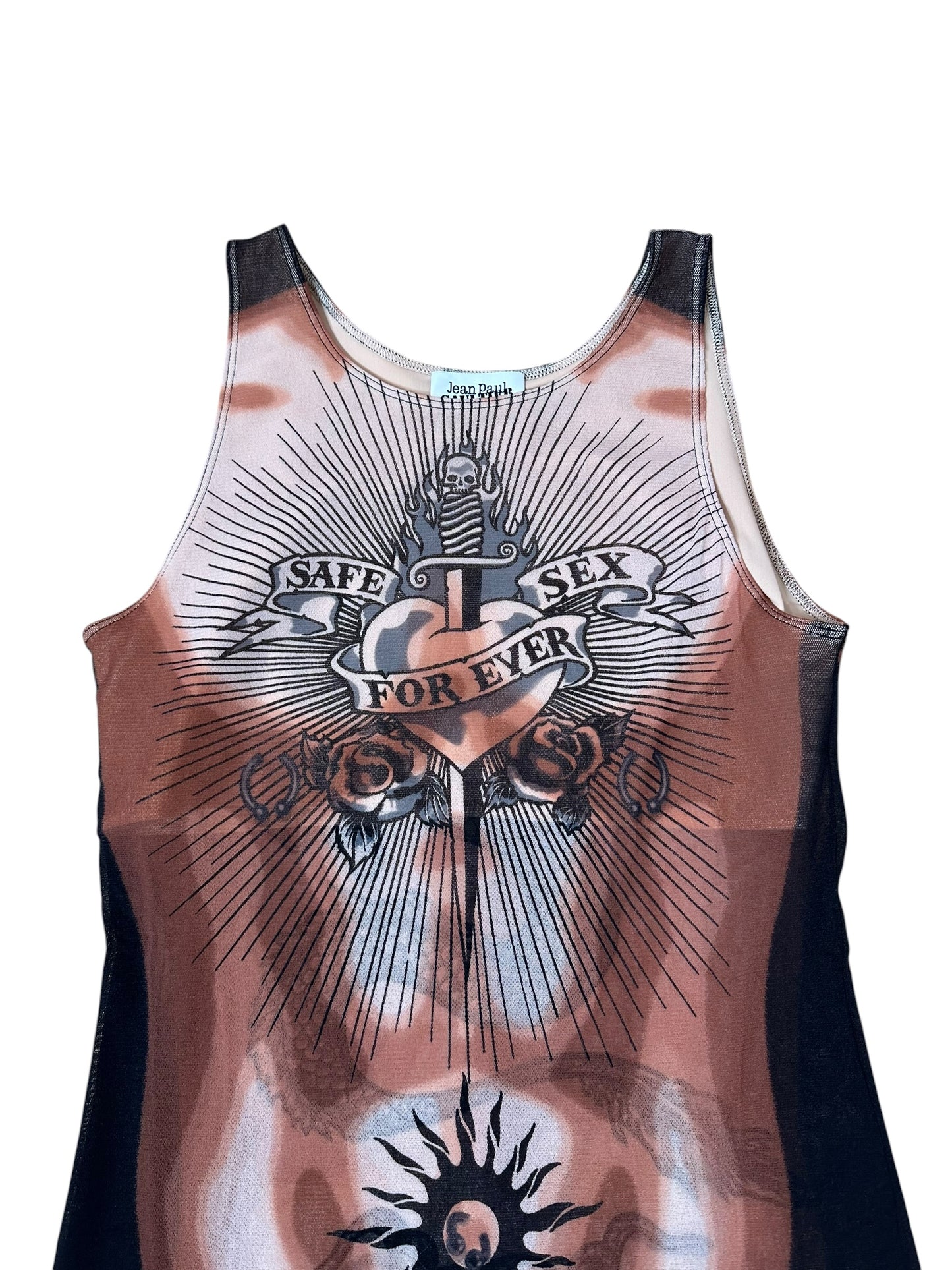 Jean Paul Gaultier mini abito stampato (L)