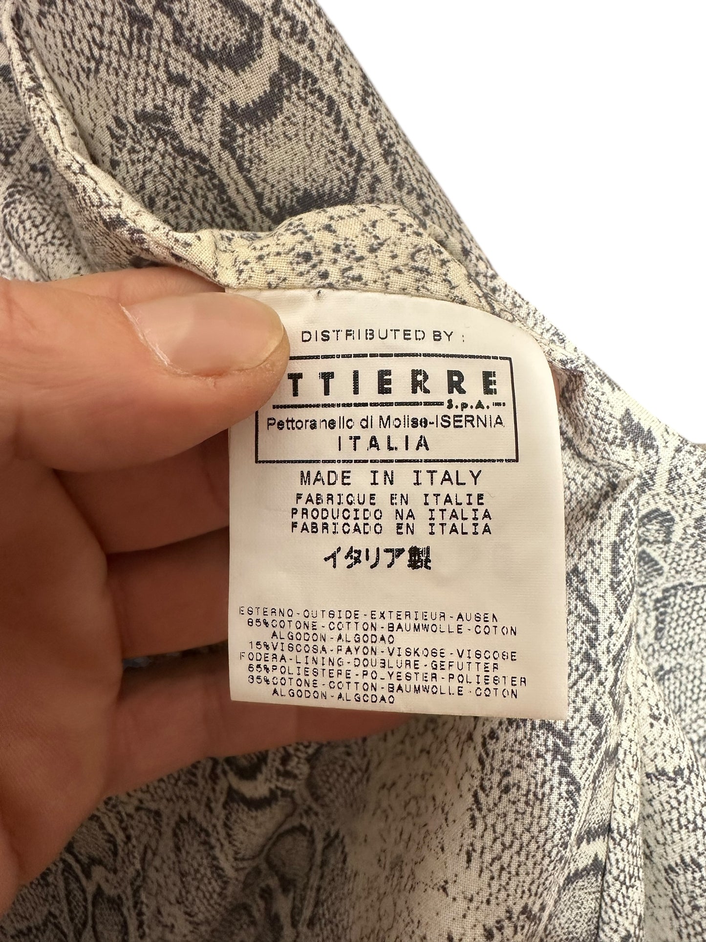 Just Cavalli blazer vintage gessato (M)