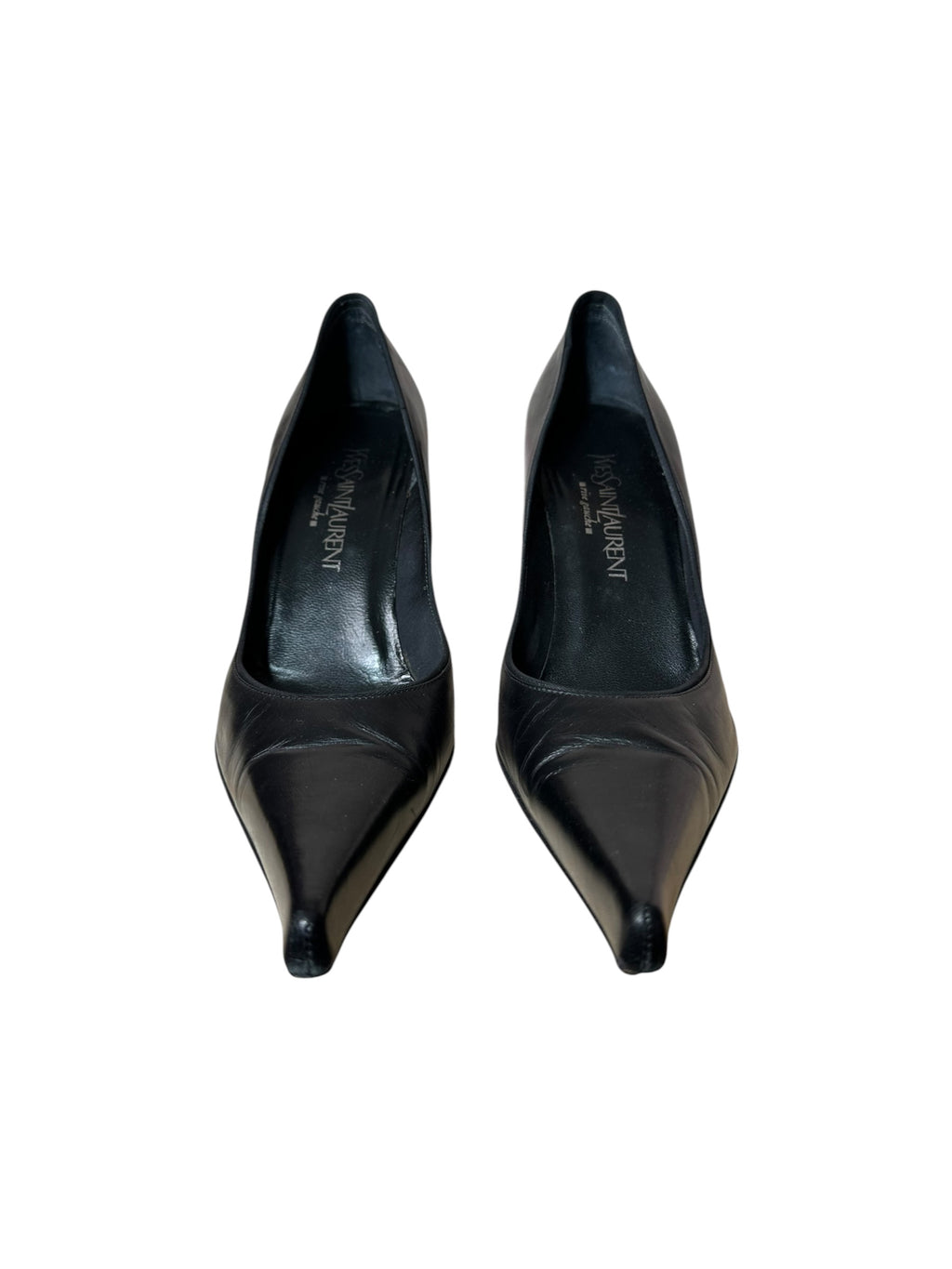 Yves Saint Laurent decolletè in pelle