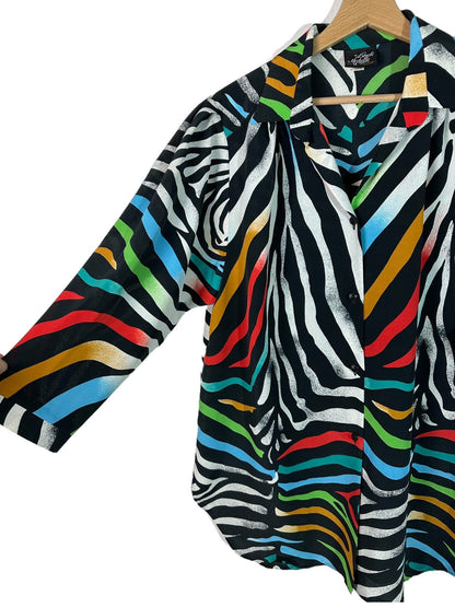 Camicia vintage multicolr (M)