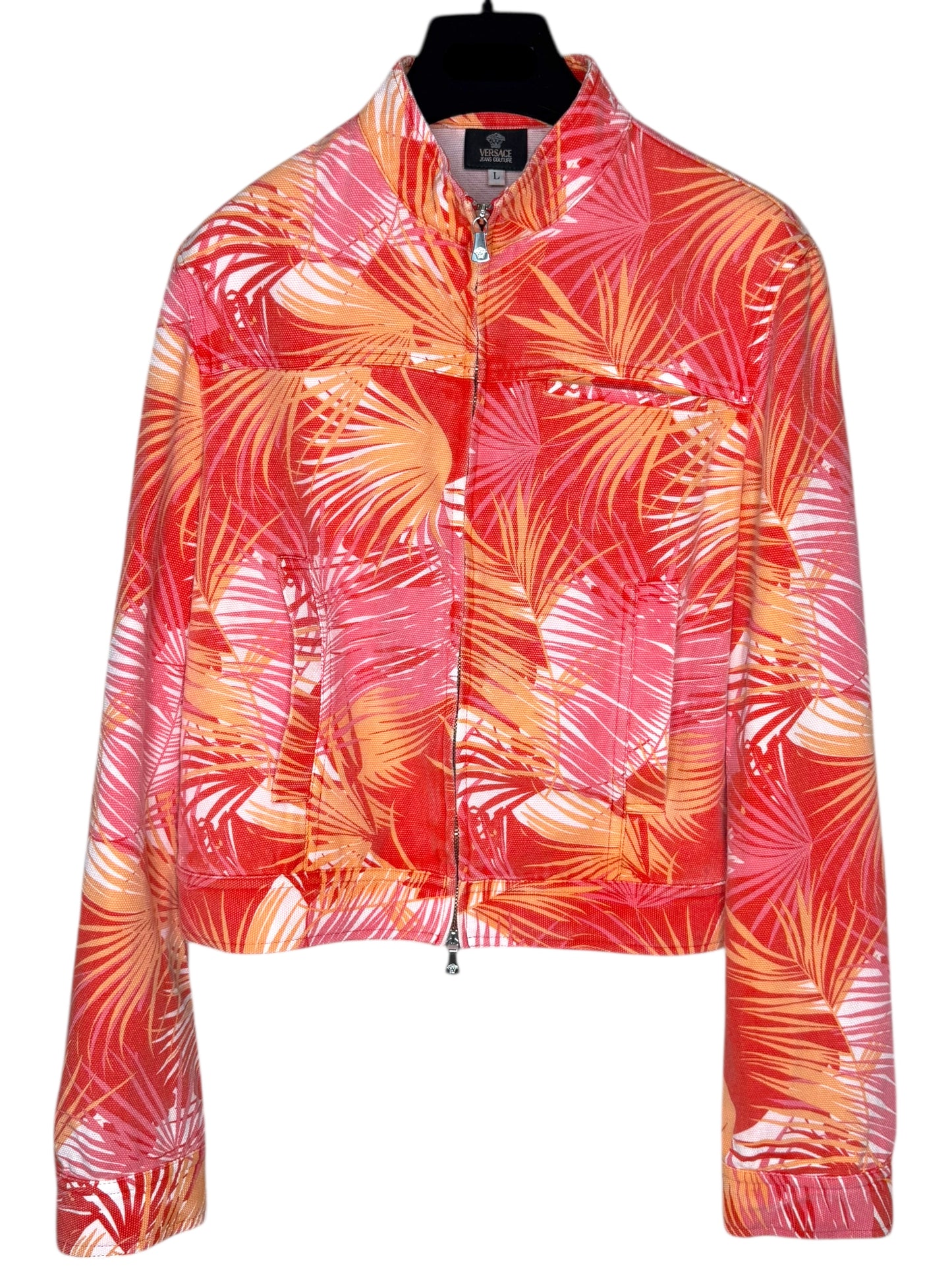 Giacca Versace Vintage Donna – Taglia L – Made in Italy – Jungle Print