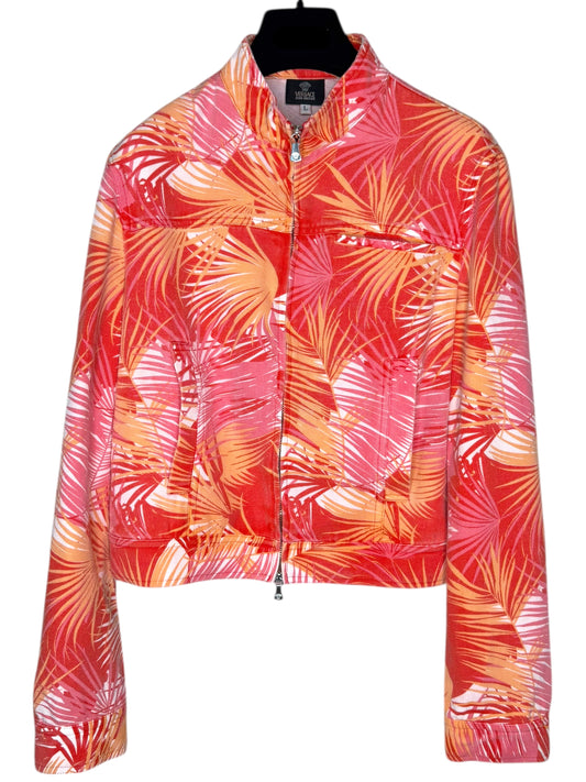 Giacca Versace Vintage Donna – Taglia L – Made in Italy – Jungle Print