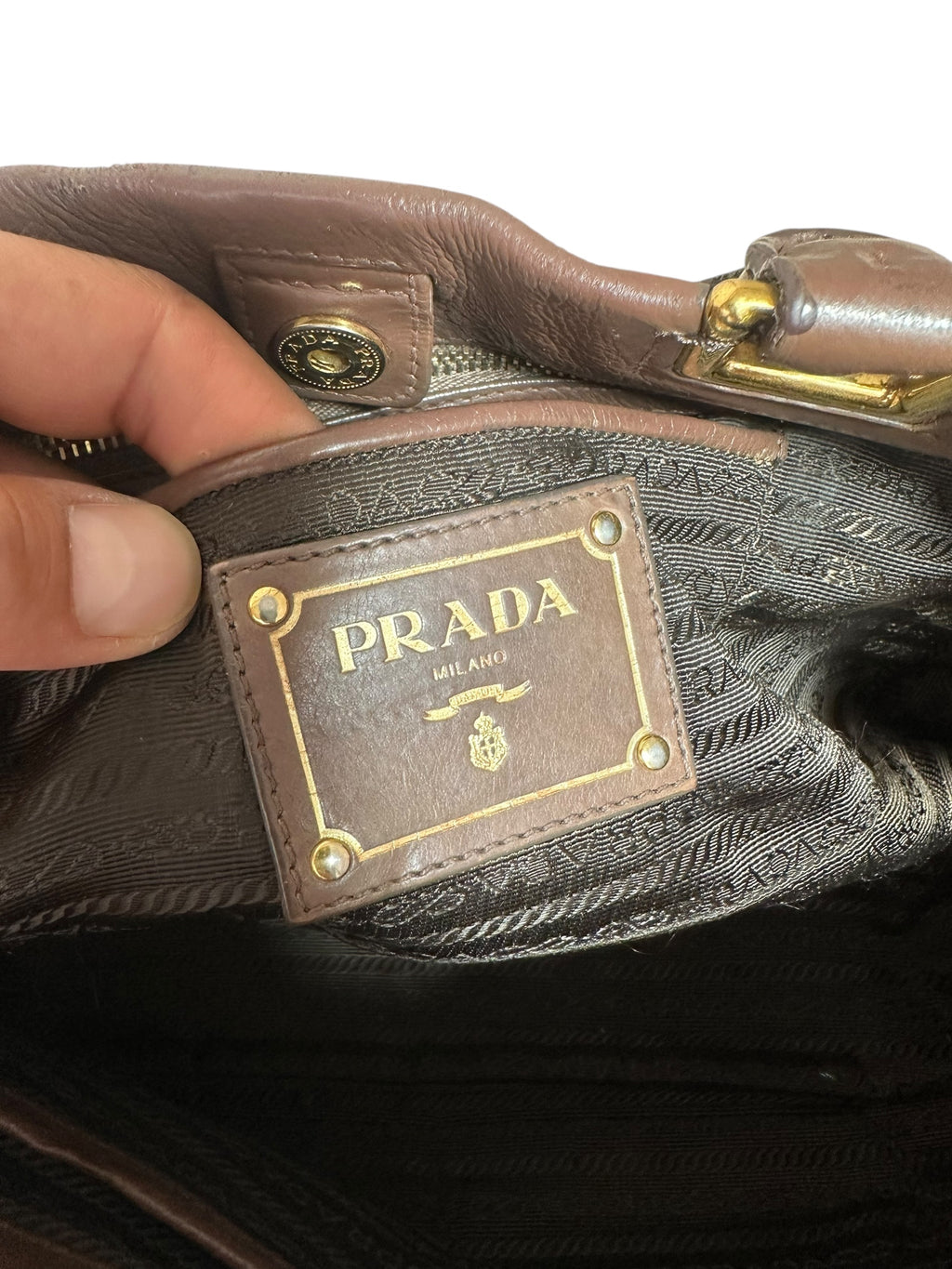 Prada borsa vintage in pelle — foto 17