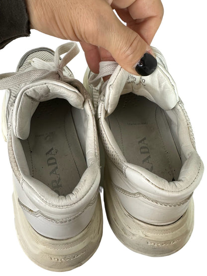 Prada sneakers con platform 40