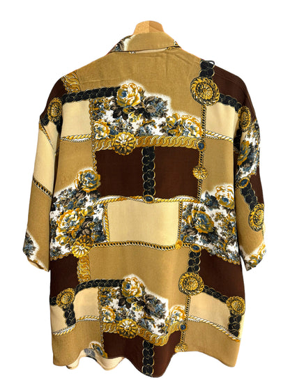 Camicia vintage in viscosa  (L)