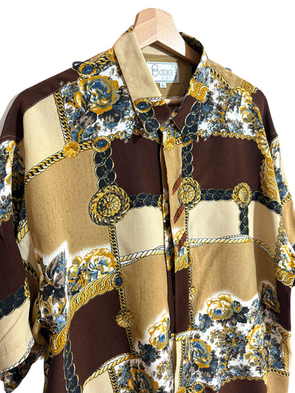 Camicia vintage in viscosa  (L)