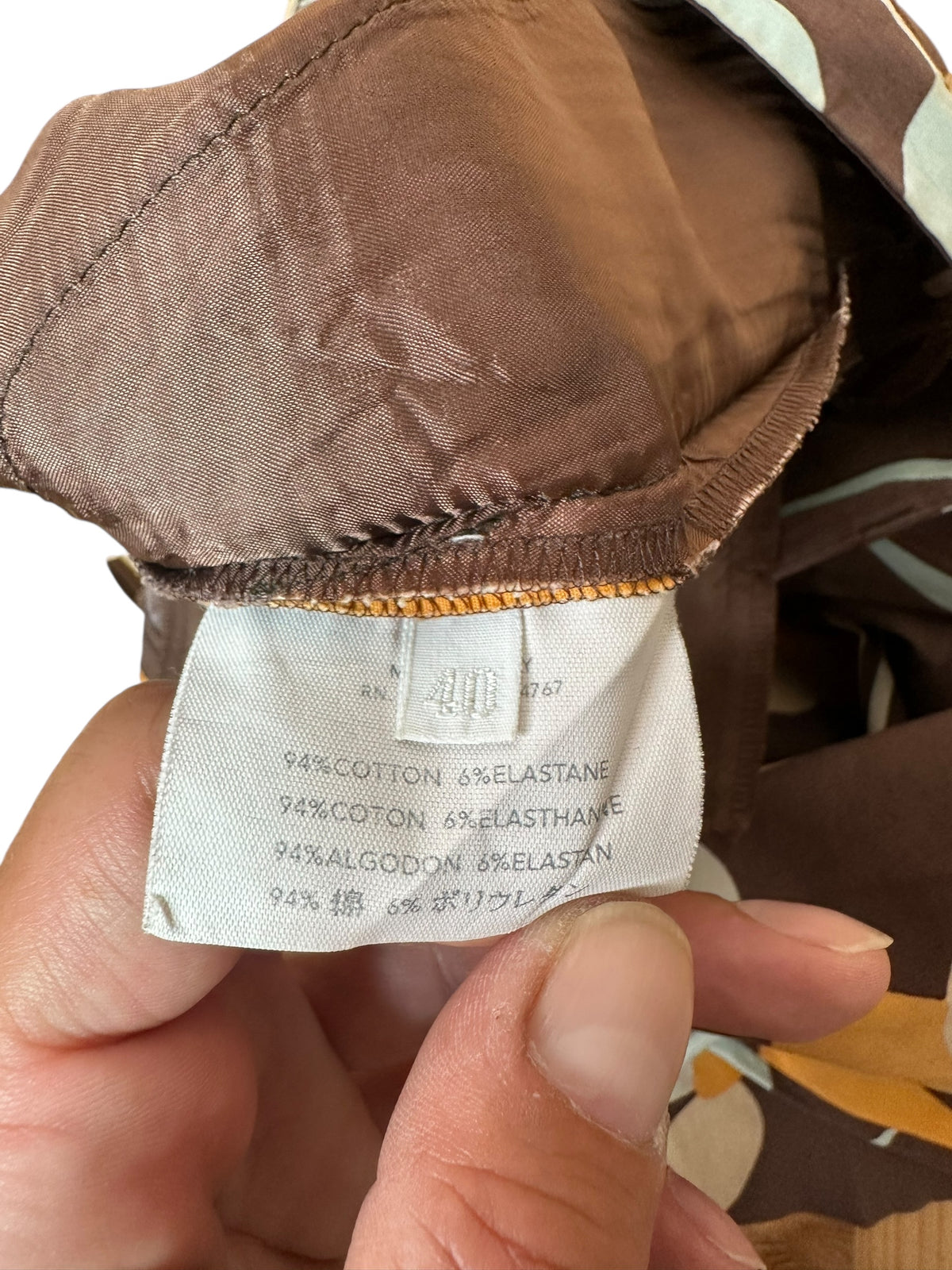 Miu Miu pantaloni vintage stampati — foto 8