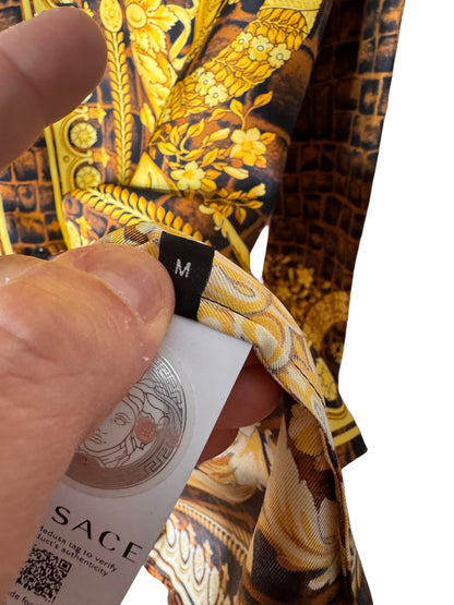 Camicia Versace seta Barocco Made in Italy - TG 48