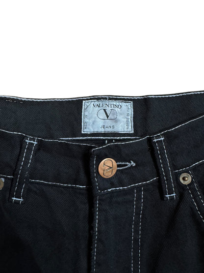 Jeans Valentino Jeans neri vintage Made in Italy uomo