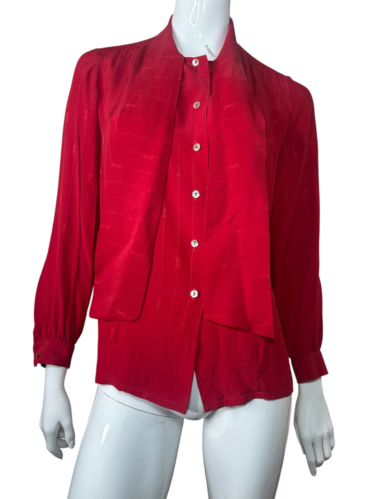 Yves Saint Laurent camicia vintage in seta — foto 4