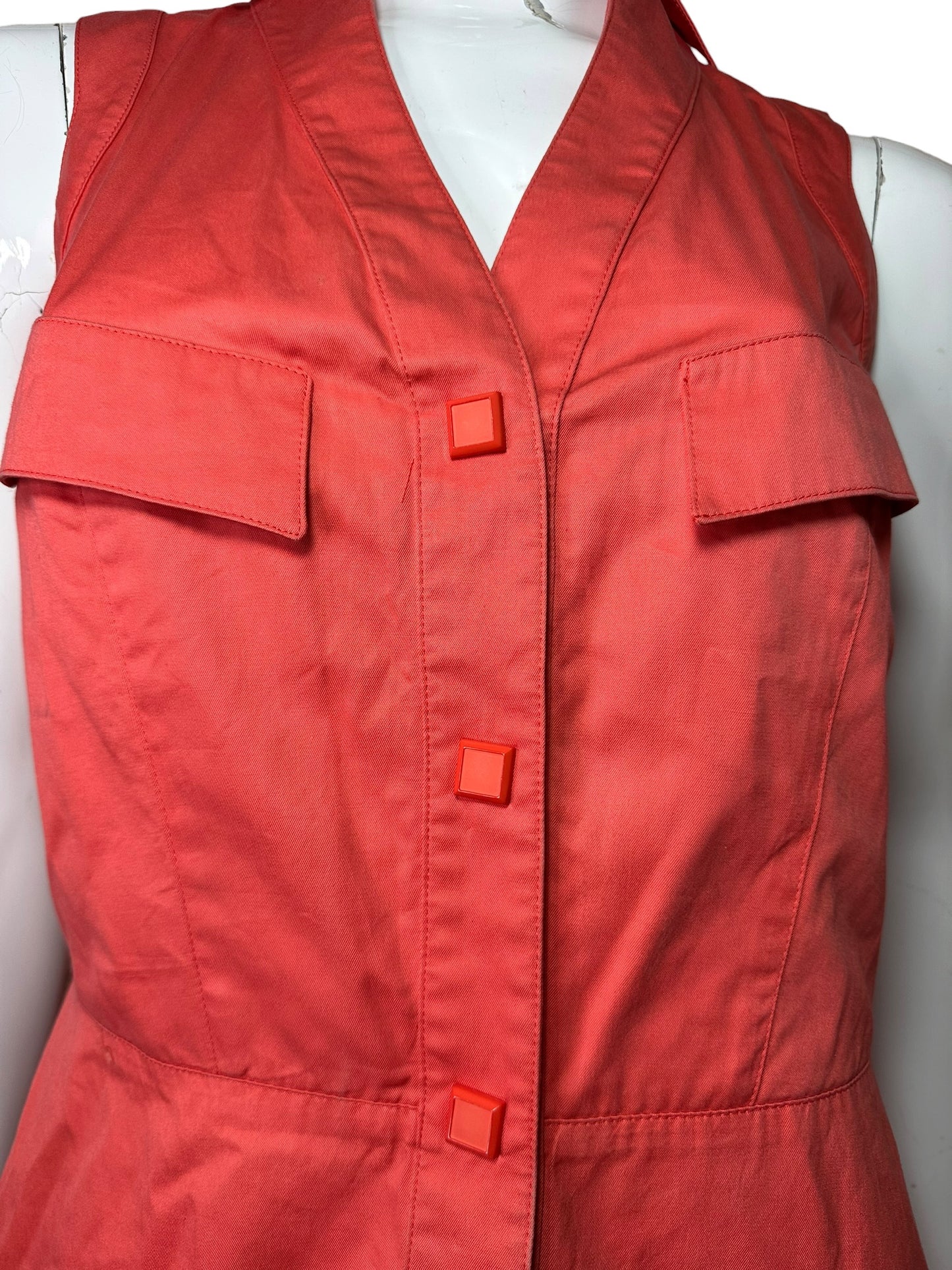 Terry Mugler mini abito in cotone (L)