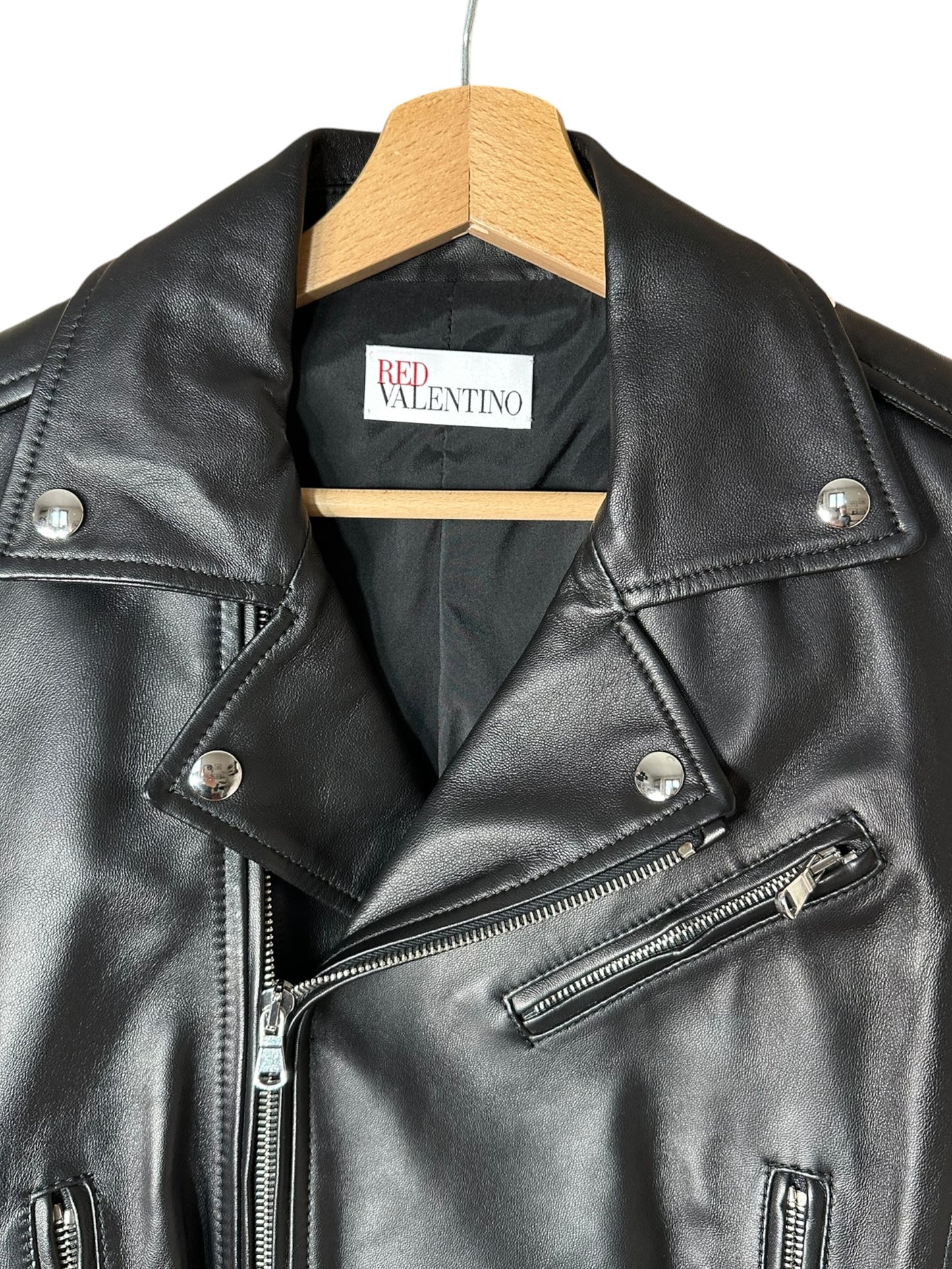 Red Valentino chiodo in pelle — foto 6