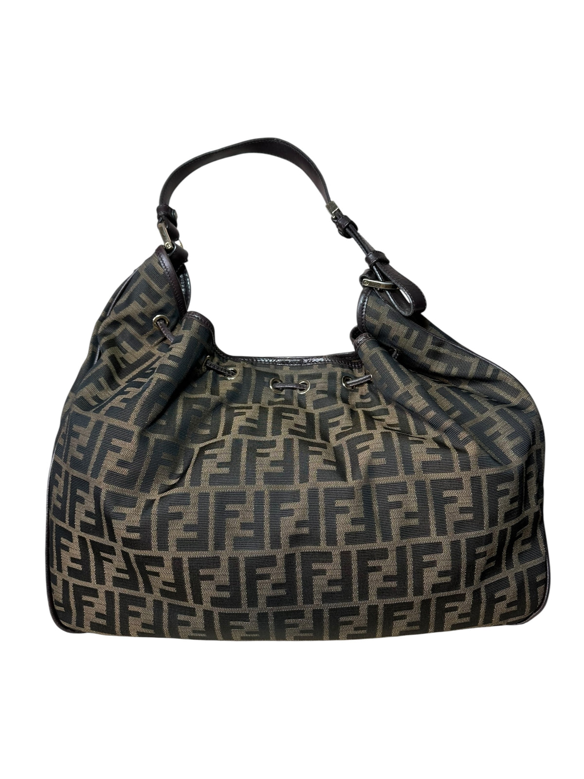 Fendi borsa hobo vintage in tela FF — foto 9
