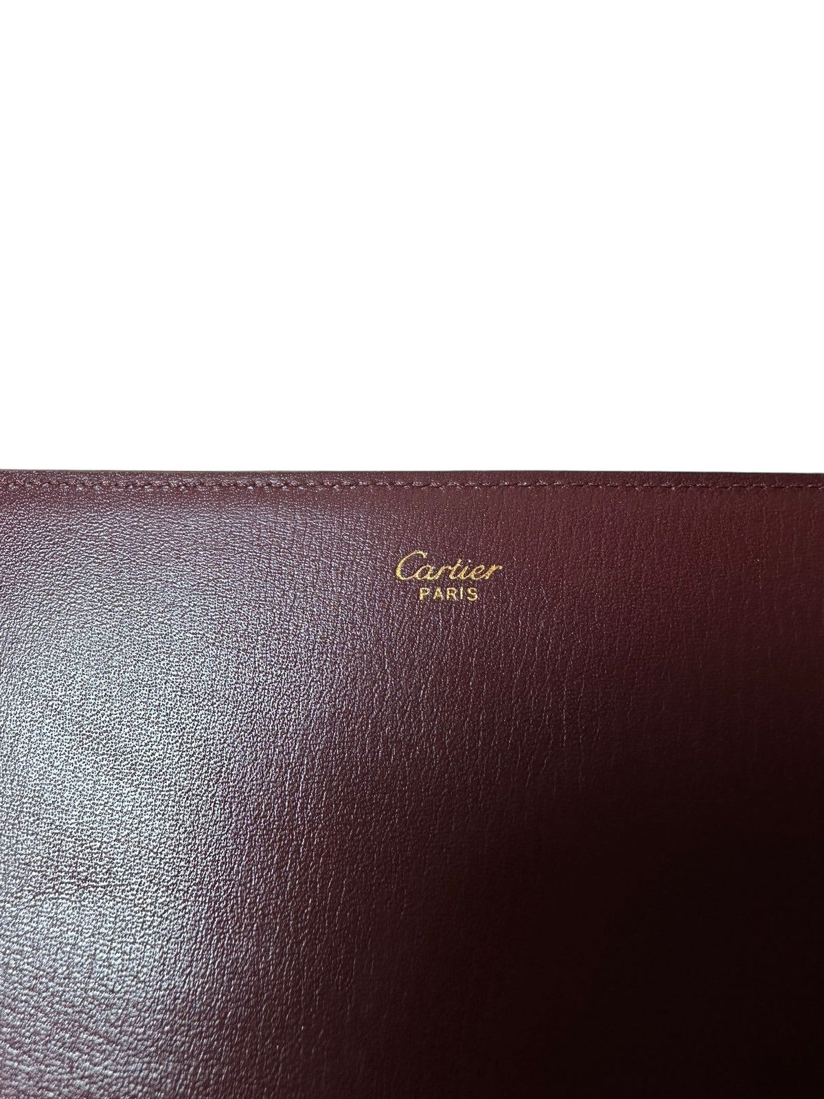 Cartier pochette vintage in pelle — foto 25