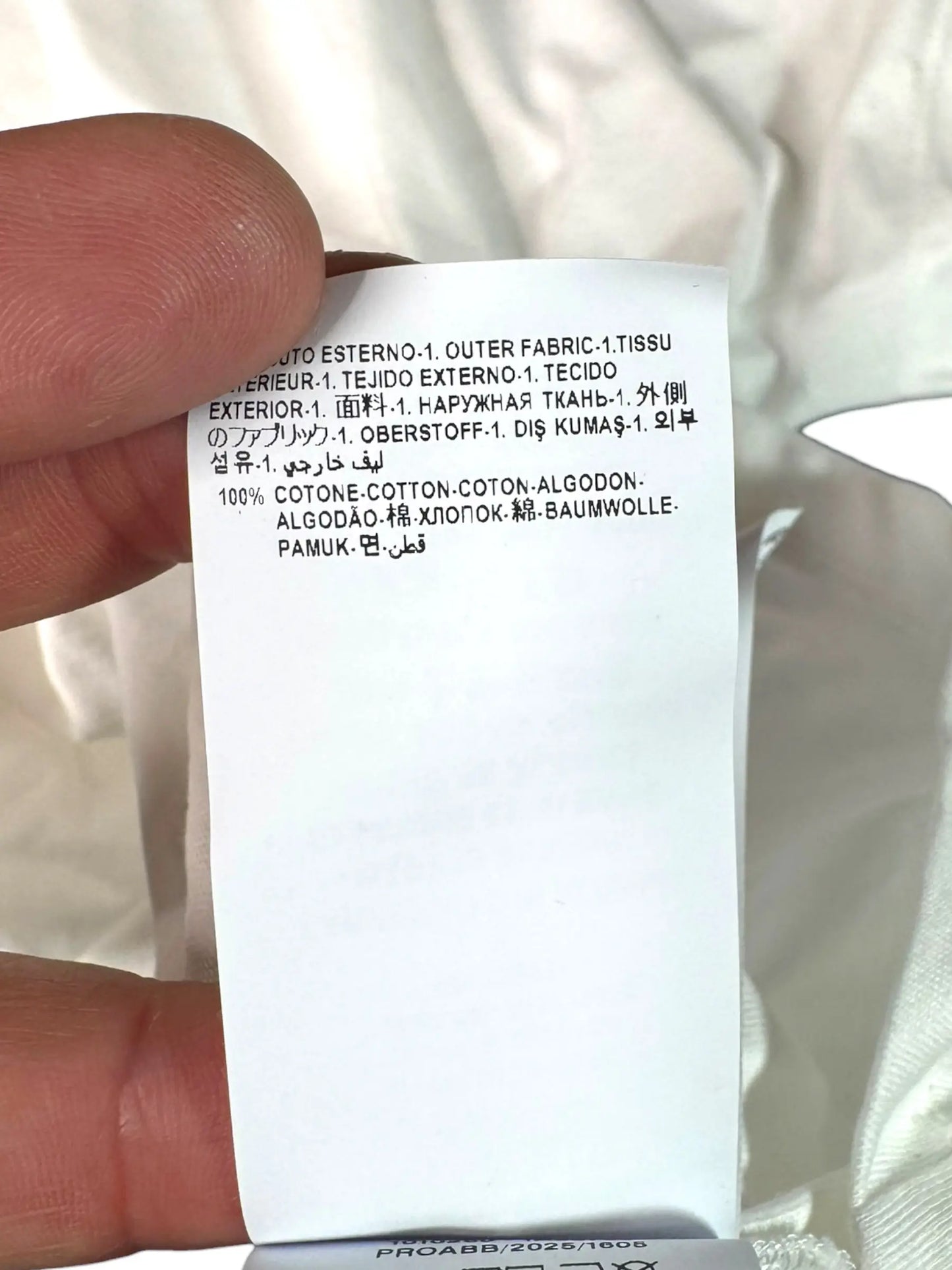 T-shirt Versace bianca logo nero con spilla taglia 38 oversize — foto 8