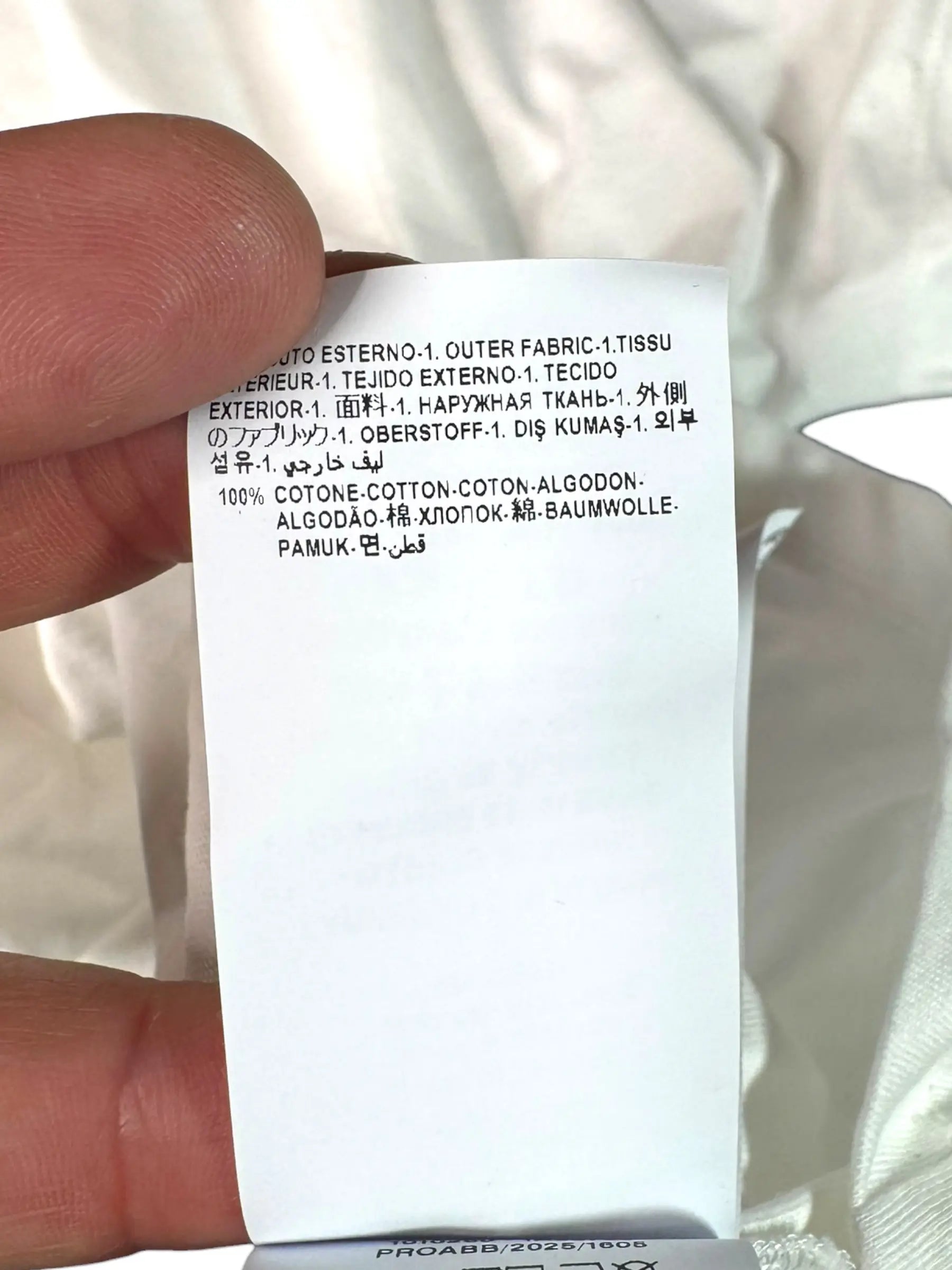 T-shirt Versace bianca logo nero con spilla taglia 38 oversize — foto 8
