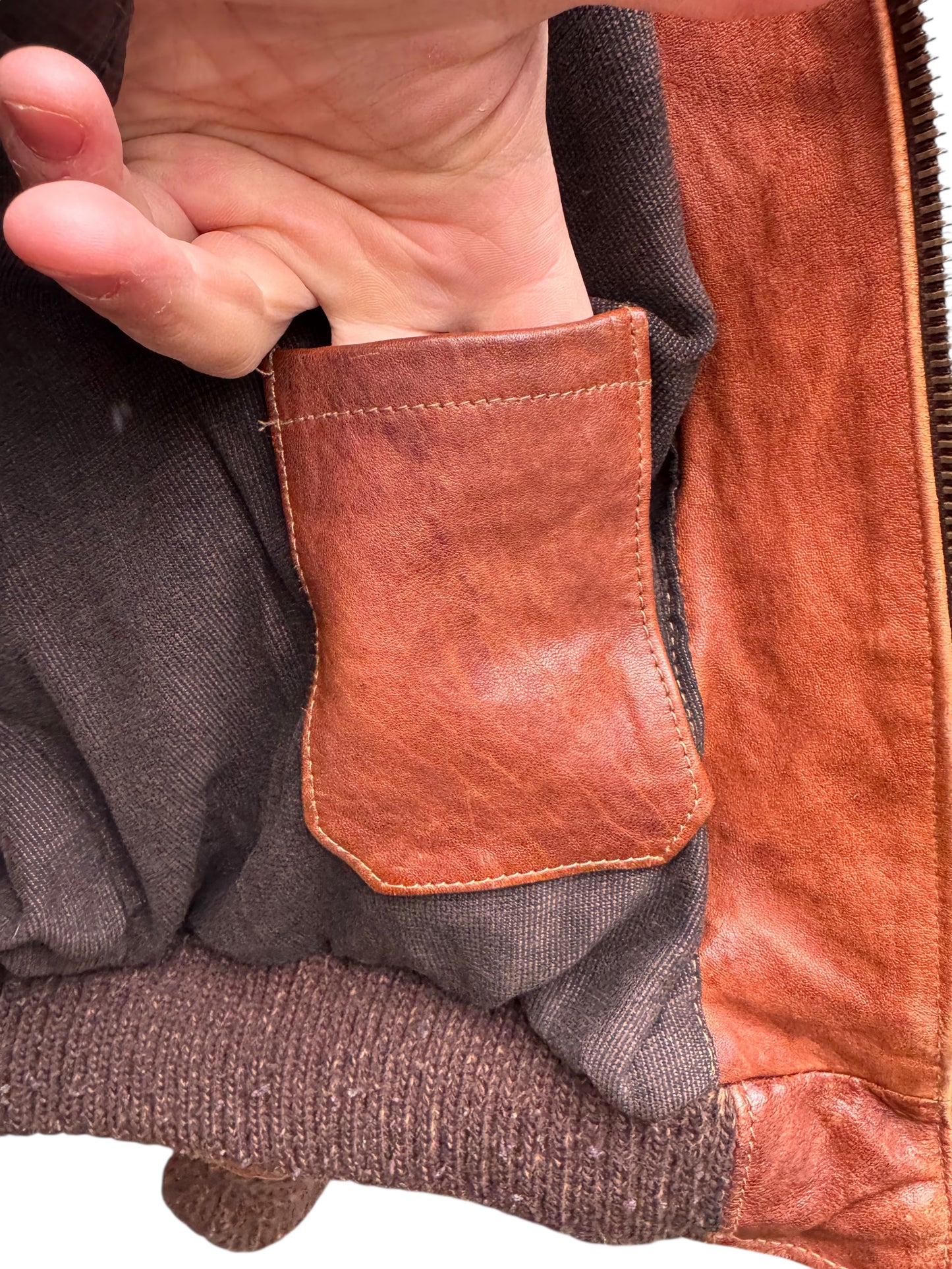 Giacca pelle vera con cappuccio e pelliccia - Made in Italy