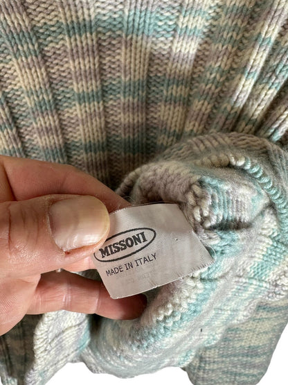Missoni cachemire maglione con scollo (M)