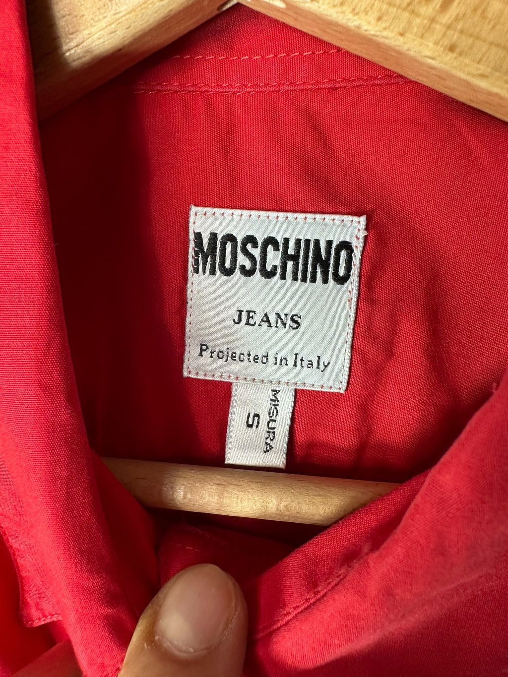 Moschino camicia bintage in cotone (S)