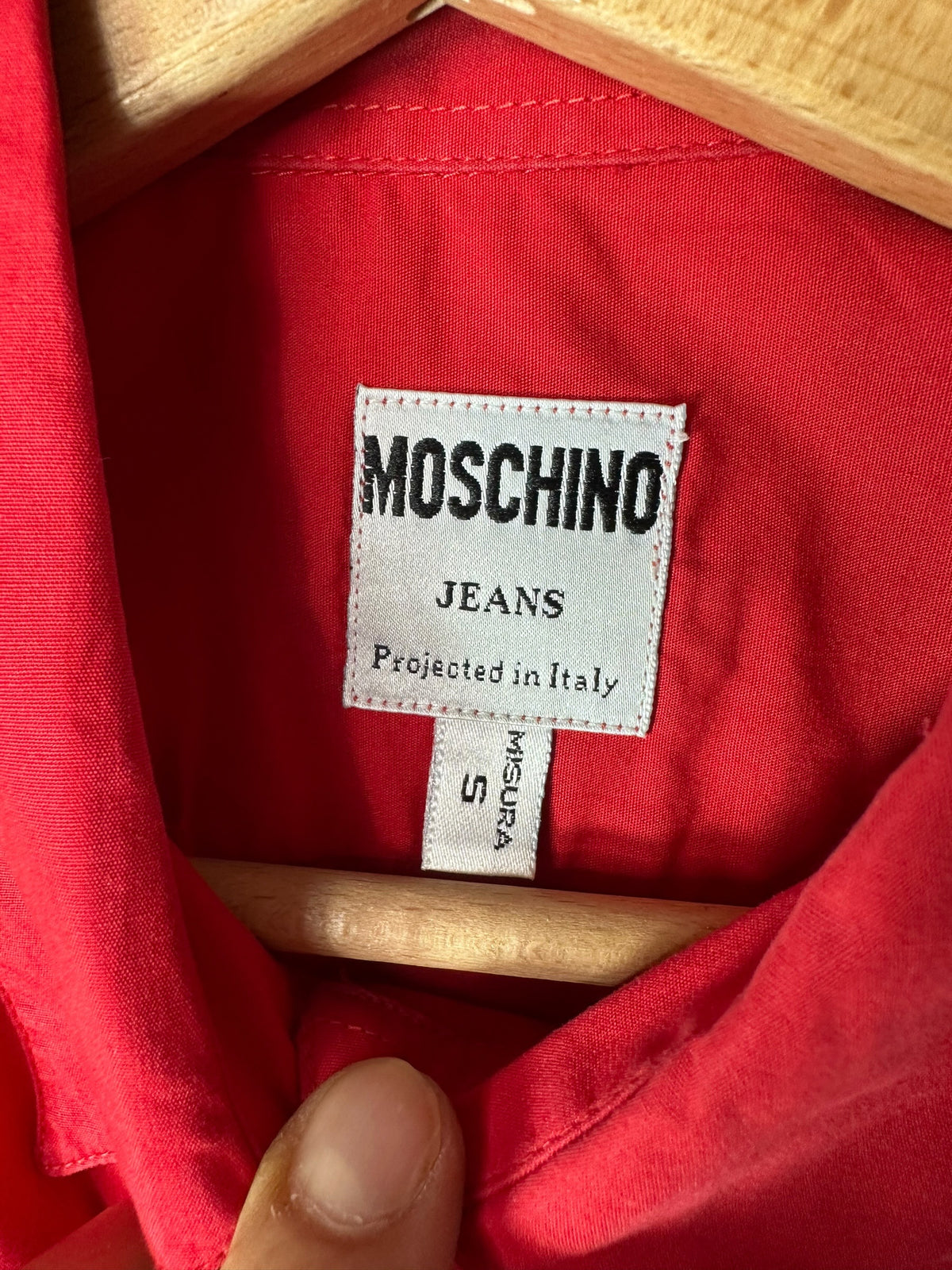 Moschino camicia bintage in cotone (S)
