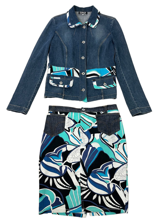 D&G completo in denim (L)