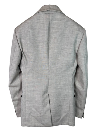 Versace Giacca Uomo Grigia con Fodera Baroque Taglia 48