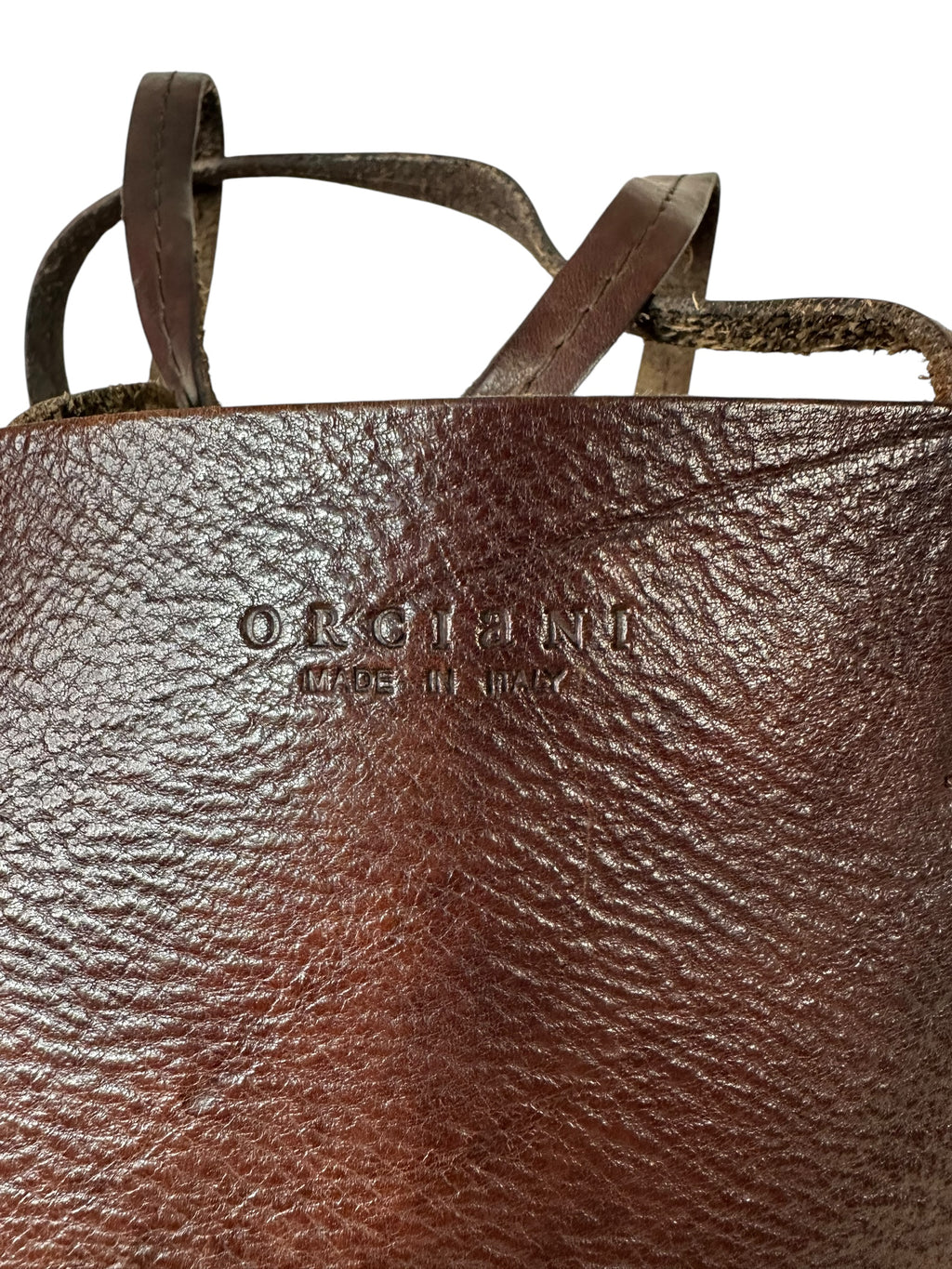 Orciani borsa tote in pelle — foto 2