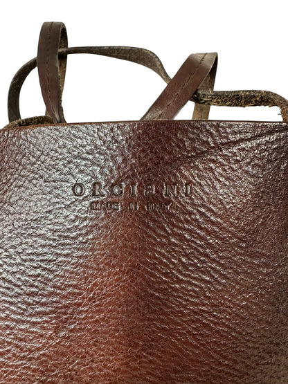 Orciani borsa tote in pelle