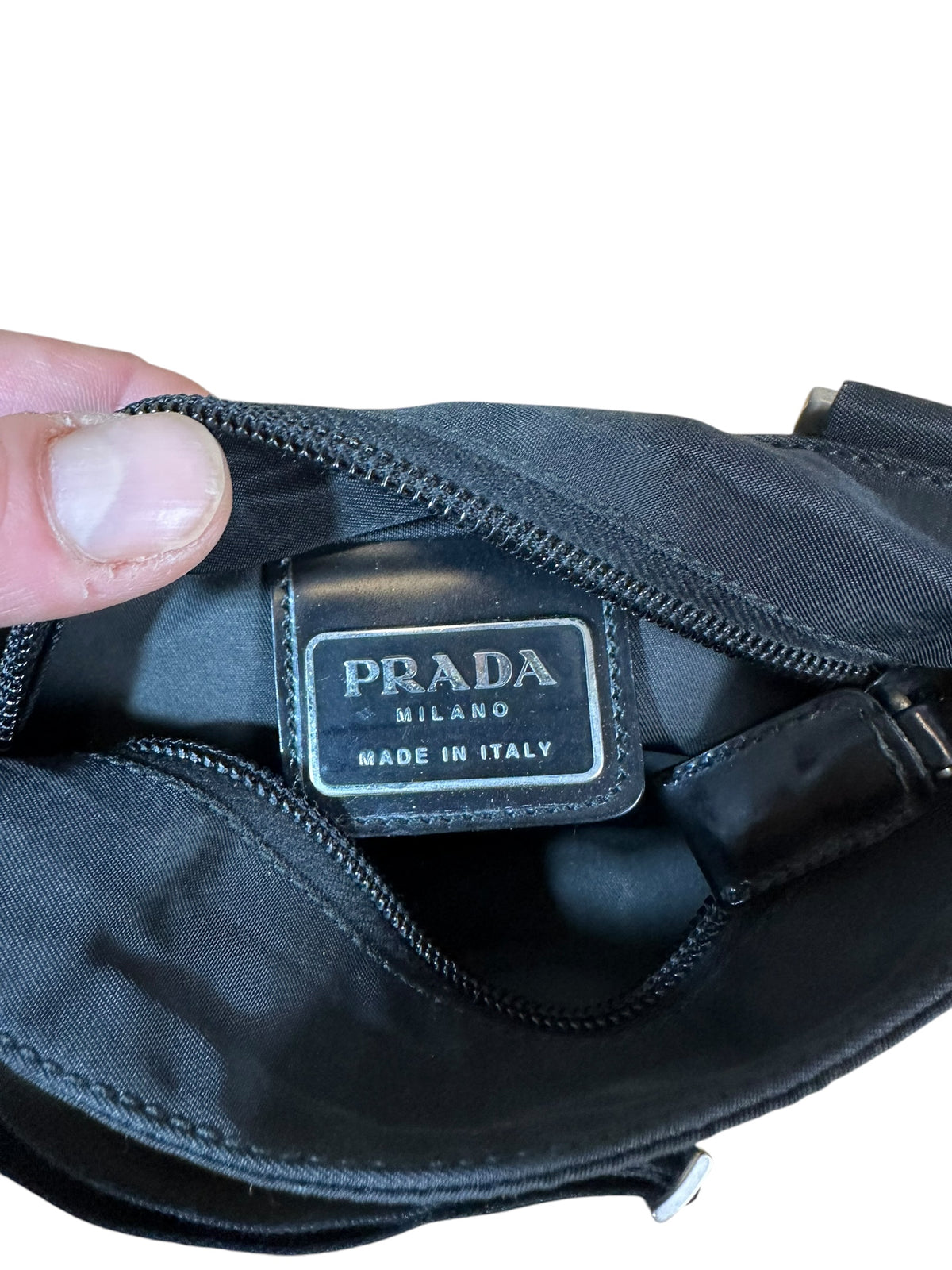 Prada tracolla vintage in nylon — foto 10