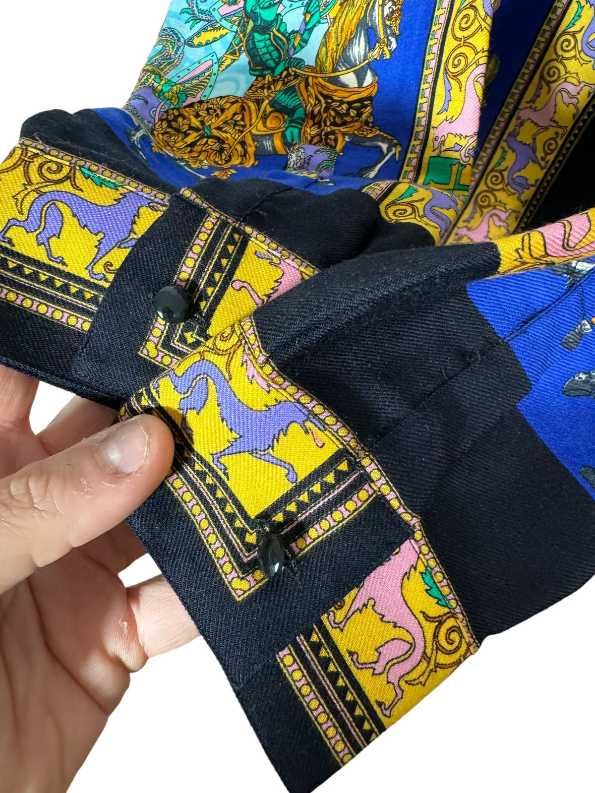 Istante di Gianni Versace camicia vintage in lana — foto 9