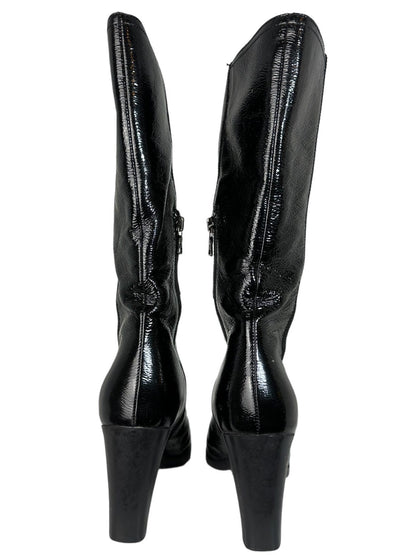 Prada stivali vintage in vernice (N 35)