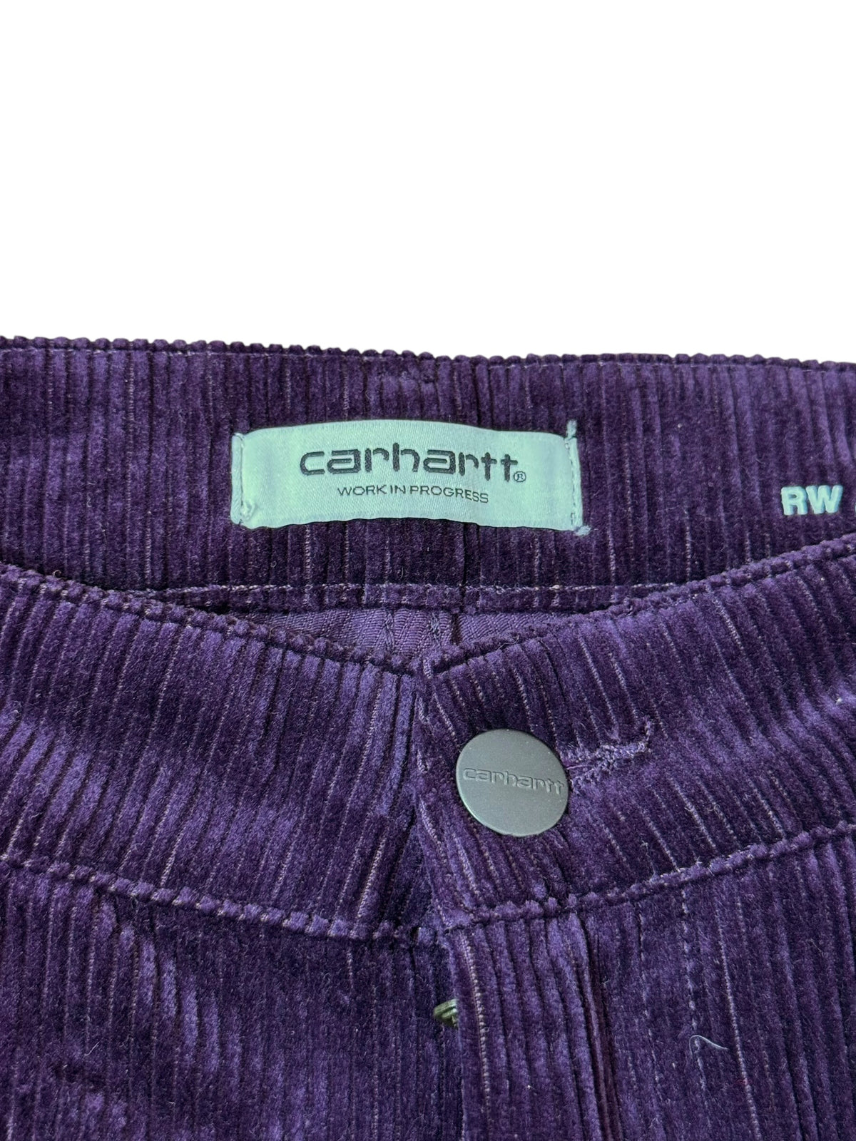 Pantaloni Carhartt Wip W’ Pierce Pant velluto viola taglia 24 — foto 4