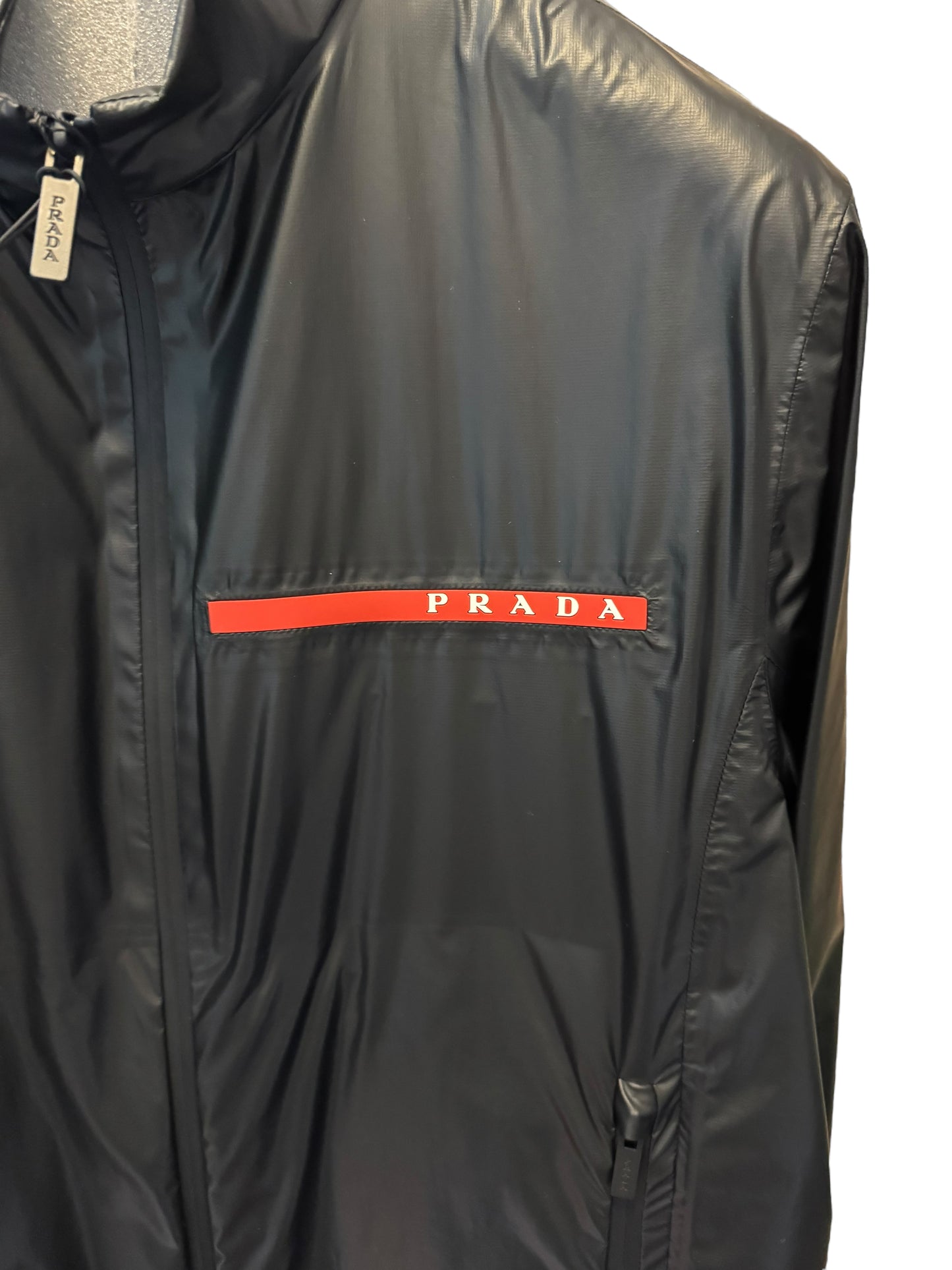 Giacca Prada Linea Rossa Impermeabile, Traspirante, Ultra Leggera, Taglia 50