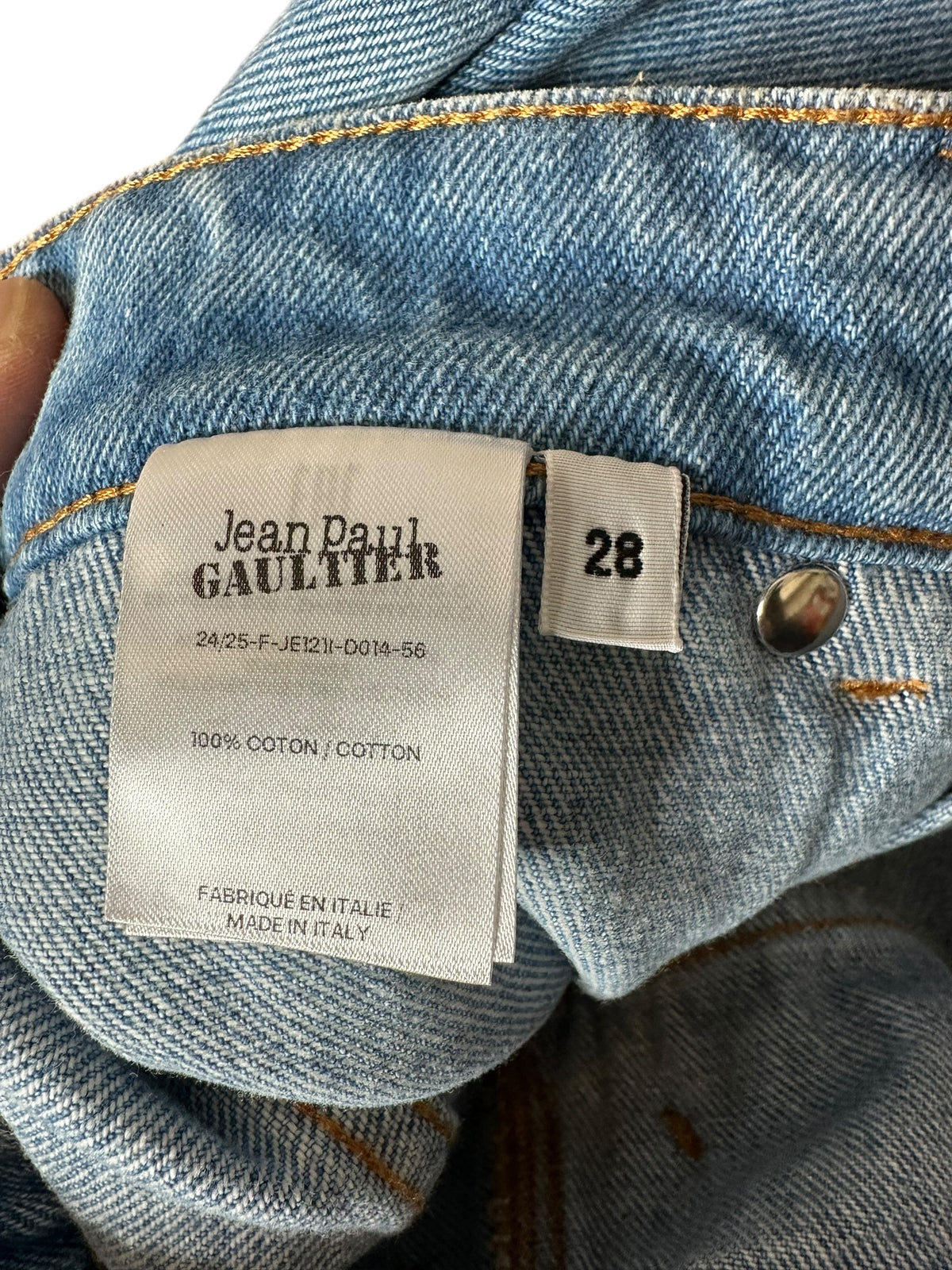 Jean Paul Gaultier pantagonna in denim — foto 11