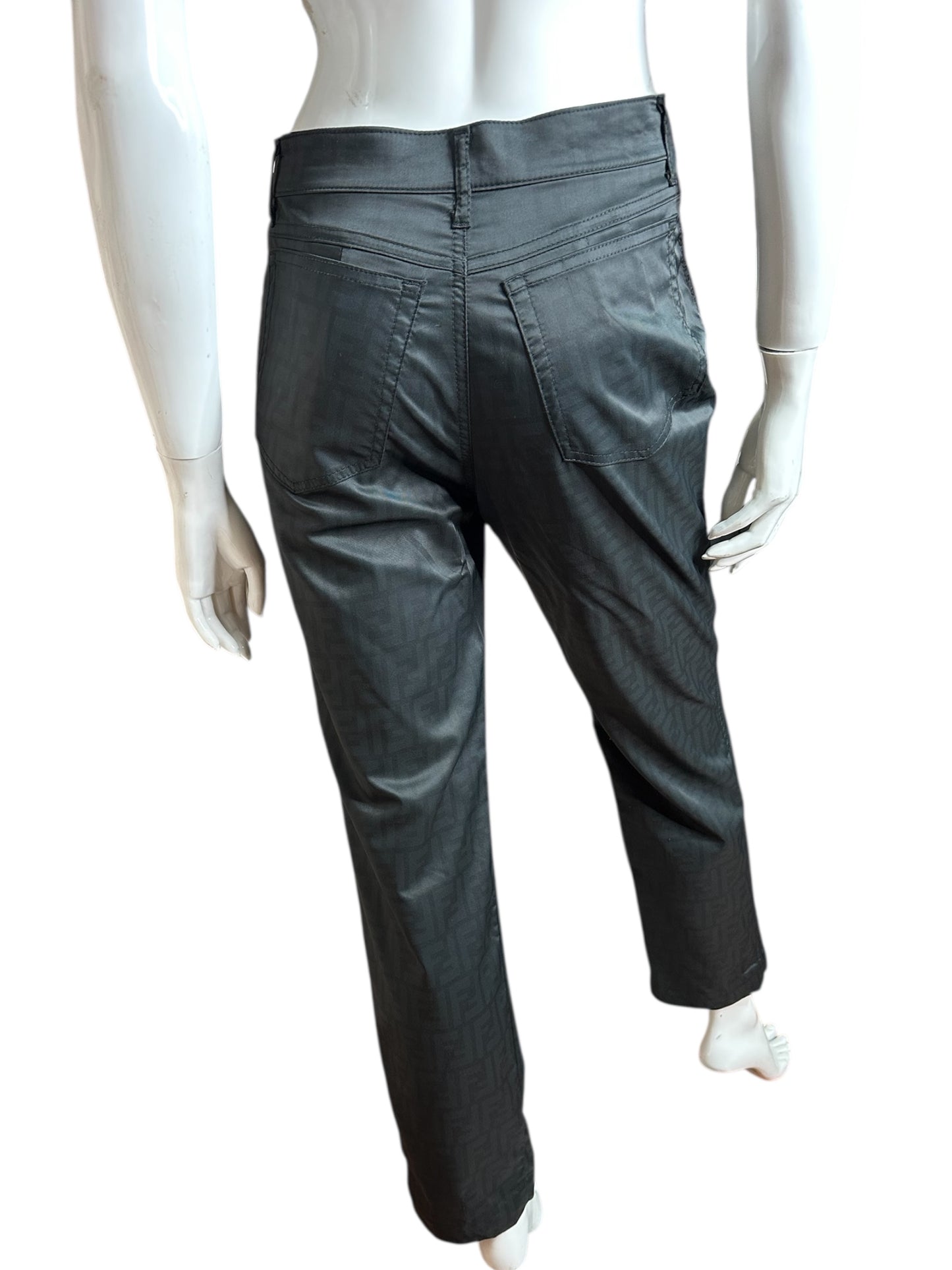 Fendi pantaloni vintage monogram (M)