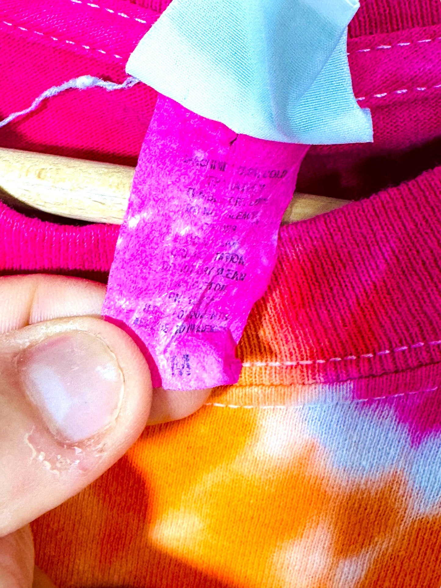 T-shirt vintage tie-dye (M)