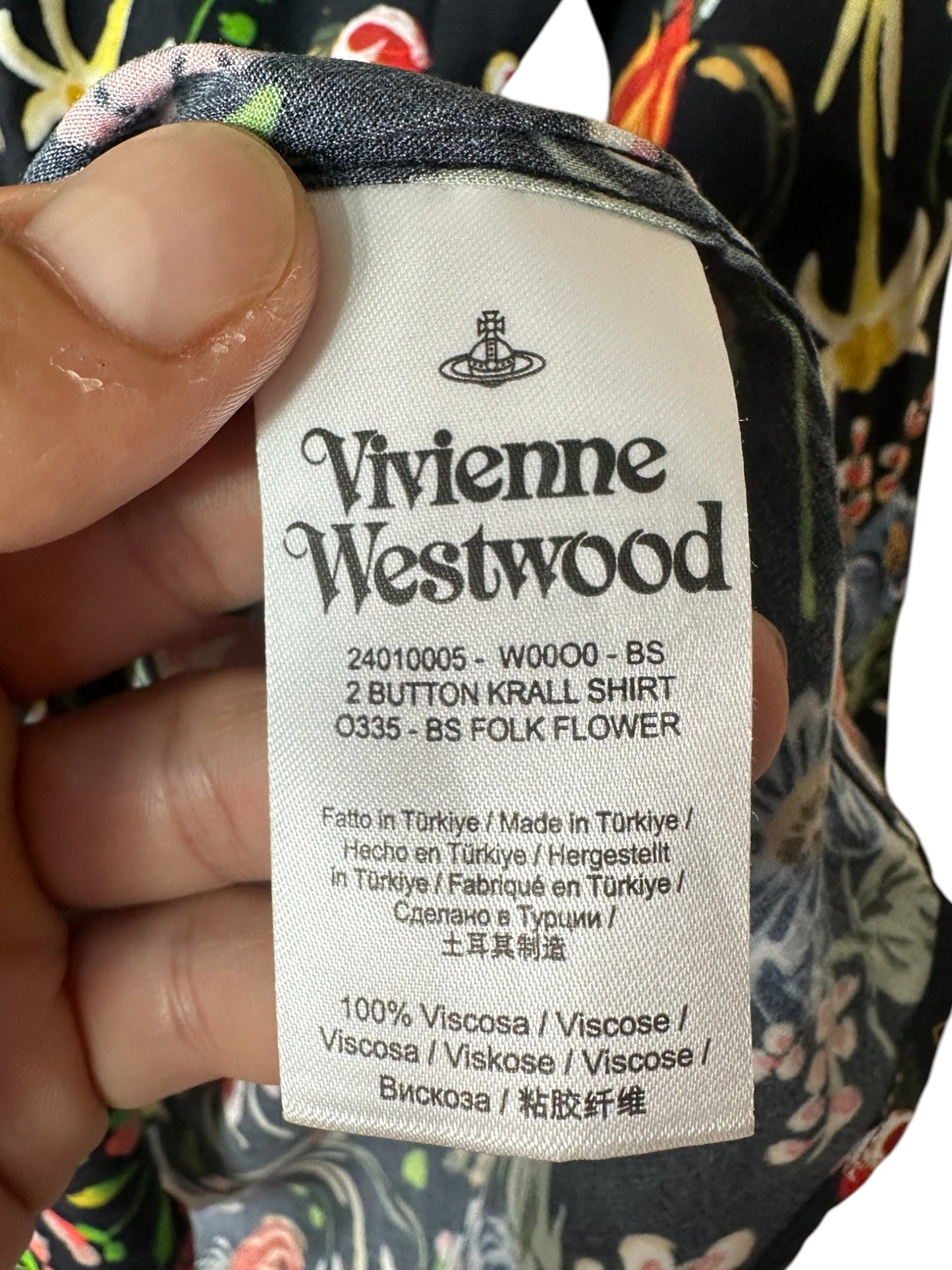 Vivienne Westwood camicia stampata (M)