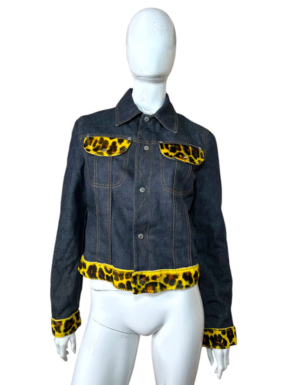 D&G giacca in denim con inserti (S)