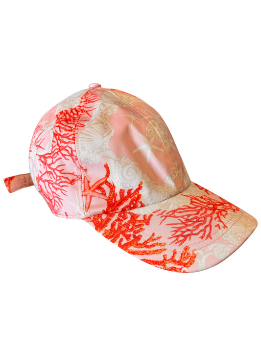 Cappello Versace Coral Rosa Taglia 59 Made in Italy Nuovo