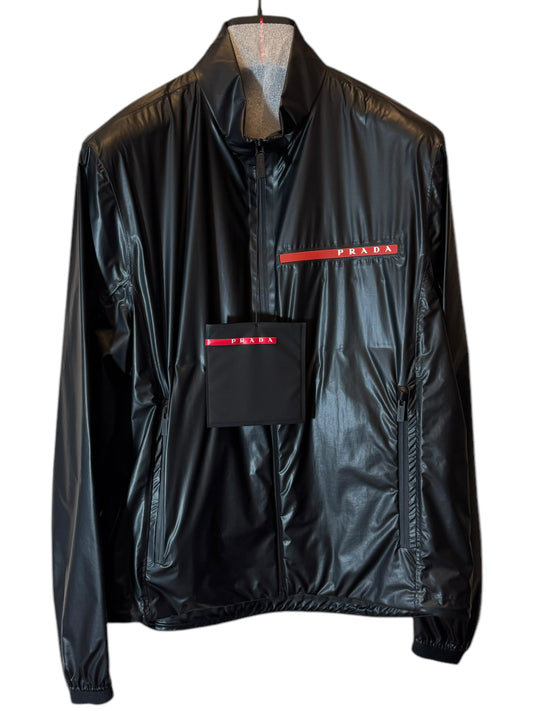 Giacca Prada Linea Rossa Impermeabile, Traspirante, Ultra Leggera, Taglia 50